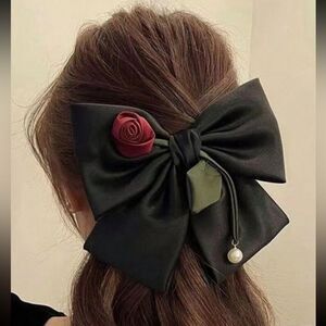 Elegant Black Hair clips K6
